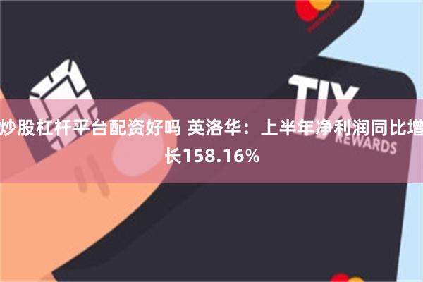 炒股杠杆平台配资好吗 英洛华：上半年净利润同比增长158.16%