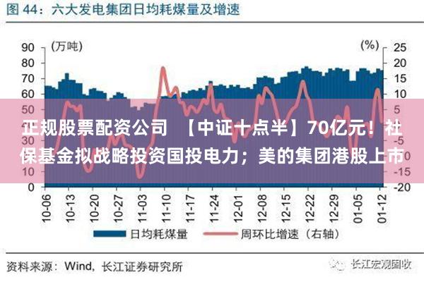 正规股票配资公司  【中证十点半】70亿元！社保基金拟战略投资国投电力；美的集团港股上市