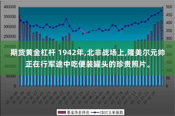 期货黄金杠杆 1942年,北非战场上,隆美尔元帅正在行军途中吃便装罐头的珍贵照片。