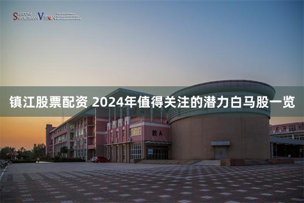 镇江股票配资 2024年值得关注的潜力白马股一览