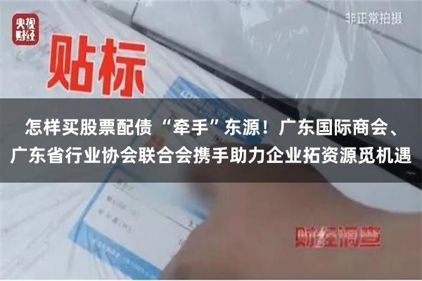 怎样买股票配债 “牵手”东源！广东国际商会、广东省行业协会联合会携手助力企业拓资源觅机遇